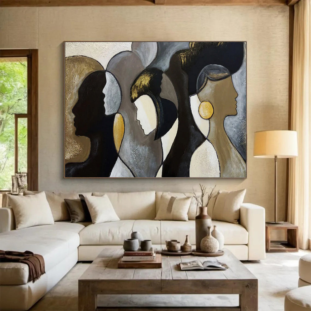 Massive Abstract Wall Decor for Hallway & Bar LargeART1688