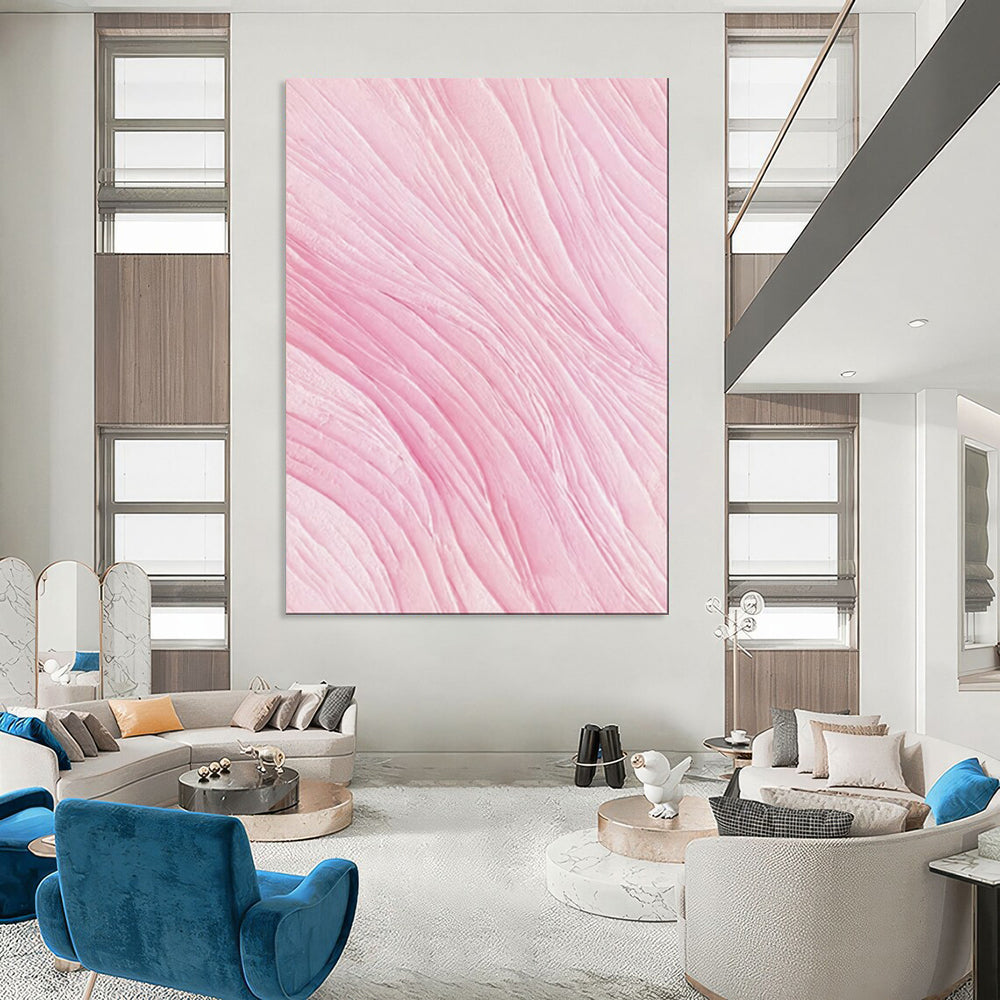 Soft & Dreamy Hand-Painted Custom Abstract Painting for Bedroom & Hallway LargeART1979
