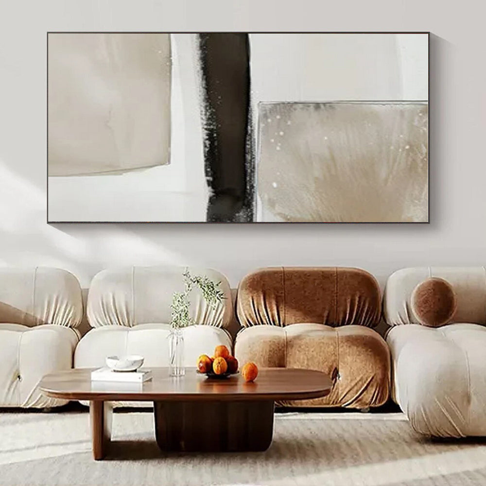 Large-Scale Custom Hand-Painted Abstract Art for Hallway & Entryway LargeART1478