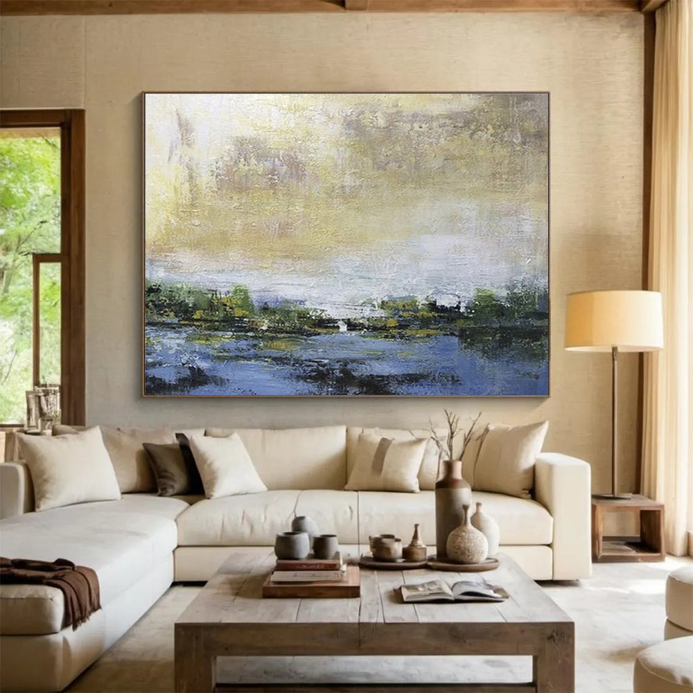 Breathtaking Giant Abstract Canvas for Bedroom & Entryway DKH195