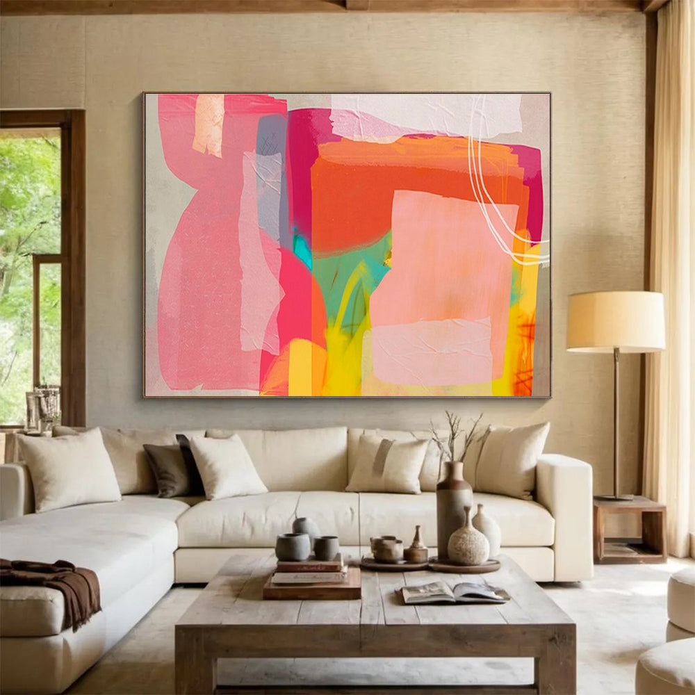 “Labyrinthine Reverie” Immense Abstract Wall Mural for Hallway & Bar DKH201