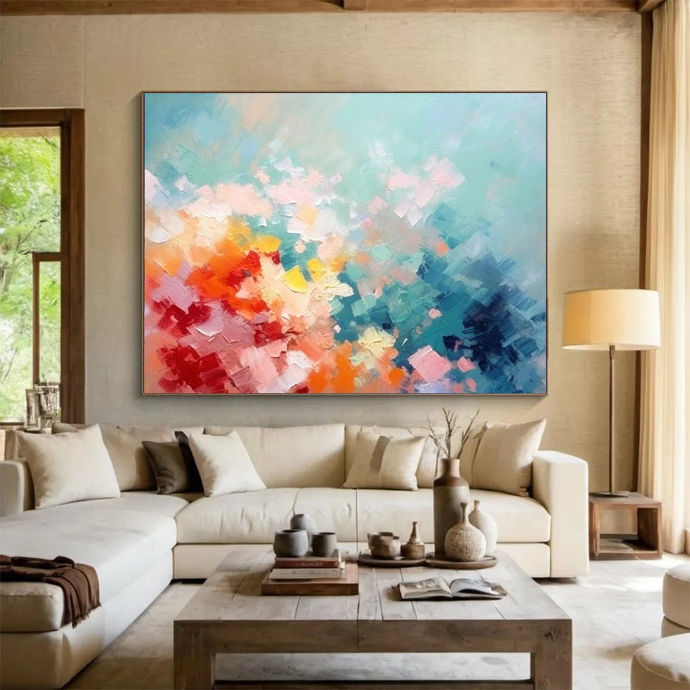 Pastel Abstract Clouds - Dreamy Bedroom Whimsy DLZ058