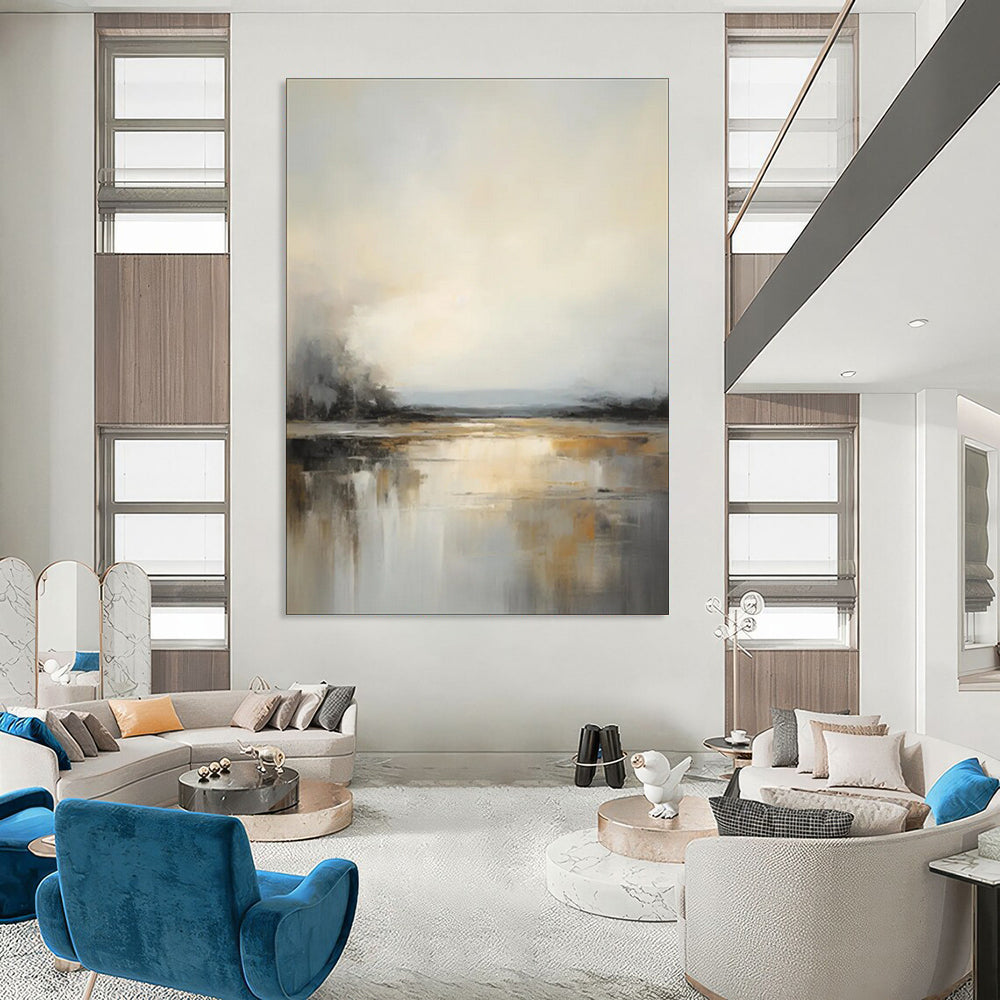 Desert Textured Abstract Wall Art for Living Room & Sunroom LargeART2091