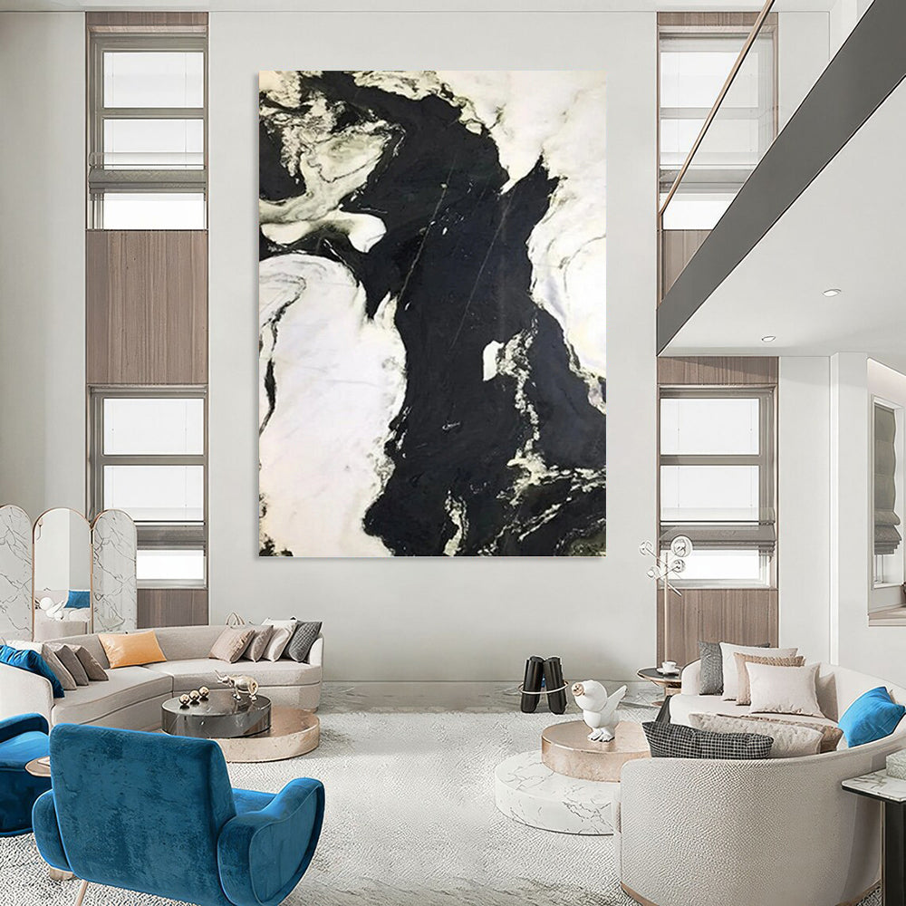 Massive Custom - Crafted Textured Canvas Abstract for Dining Room & Bar DKH1047