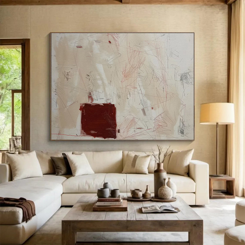 Large - Format Abstract Artwork for Entryway & Living Room DKH146