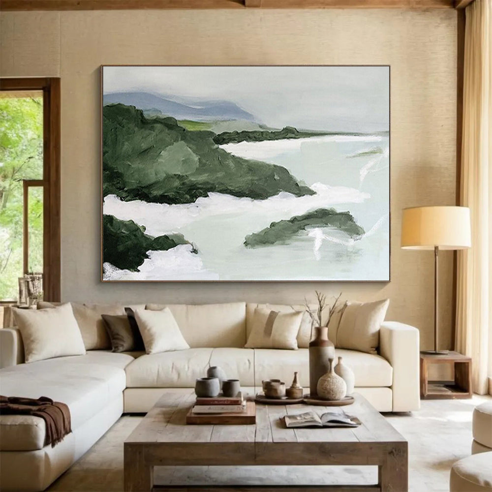 Spectacular Hand - Painted Textured Abstract Painting for Entryway & Bedroom DKH603