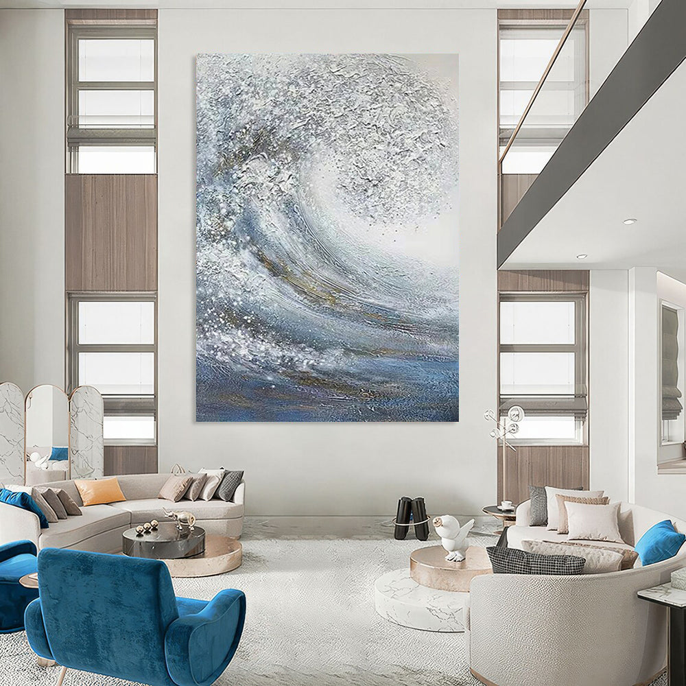 Handmade Large-Scale Abstract Artworks for Dining Room & Bar DTP337