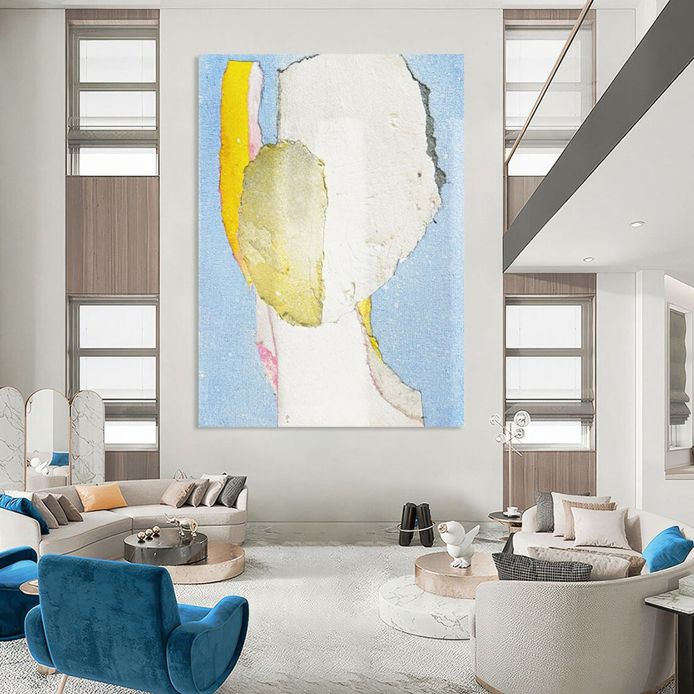 Large-Format-Scale Hand-Painted Abstract Art for Office & Break Room LargeART2225