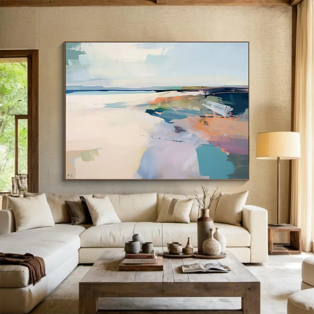 Large - Format Abstract Wall Art for Bedroom & Dining Room LargeART1544