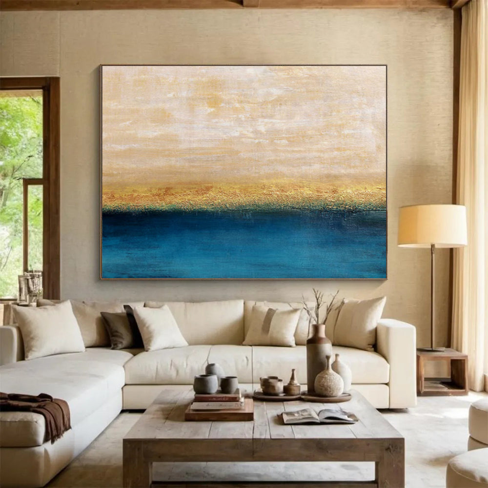 Large - Scale Personalized Abstract Mural for Community Center DKH017