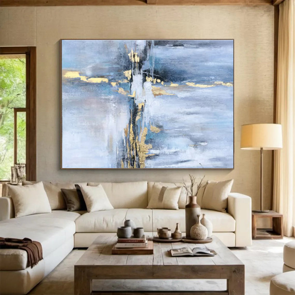 Enormous Abstract Painting for Living Room & Dining Room LargeART1631
