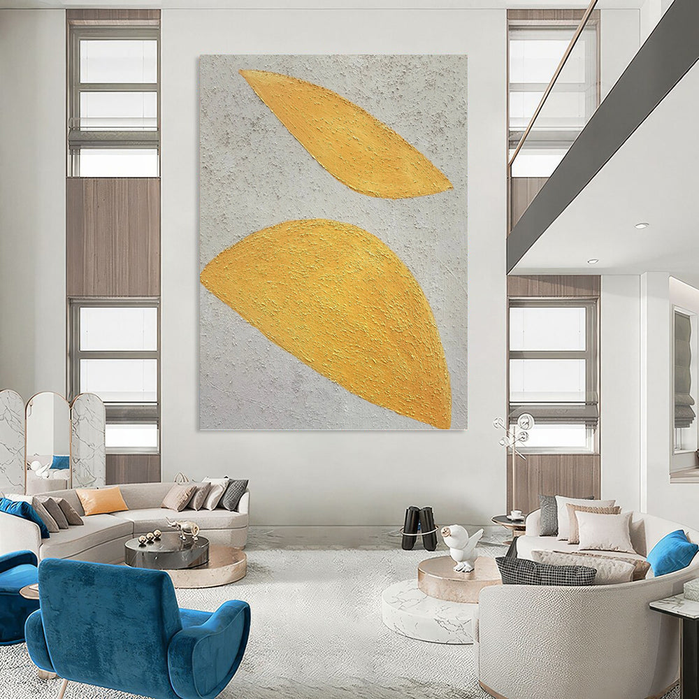 Breathtaking Custom - Rendered Textured Canvas Abstract for Hotel Suite & Entryway DKH1074