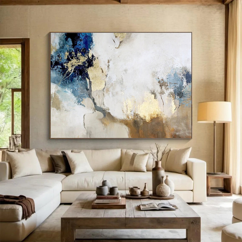 Massive Textured Abstract Canvas for Entryway & Office DKH509