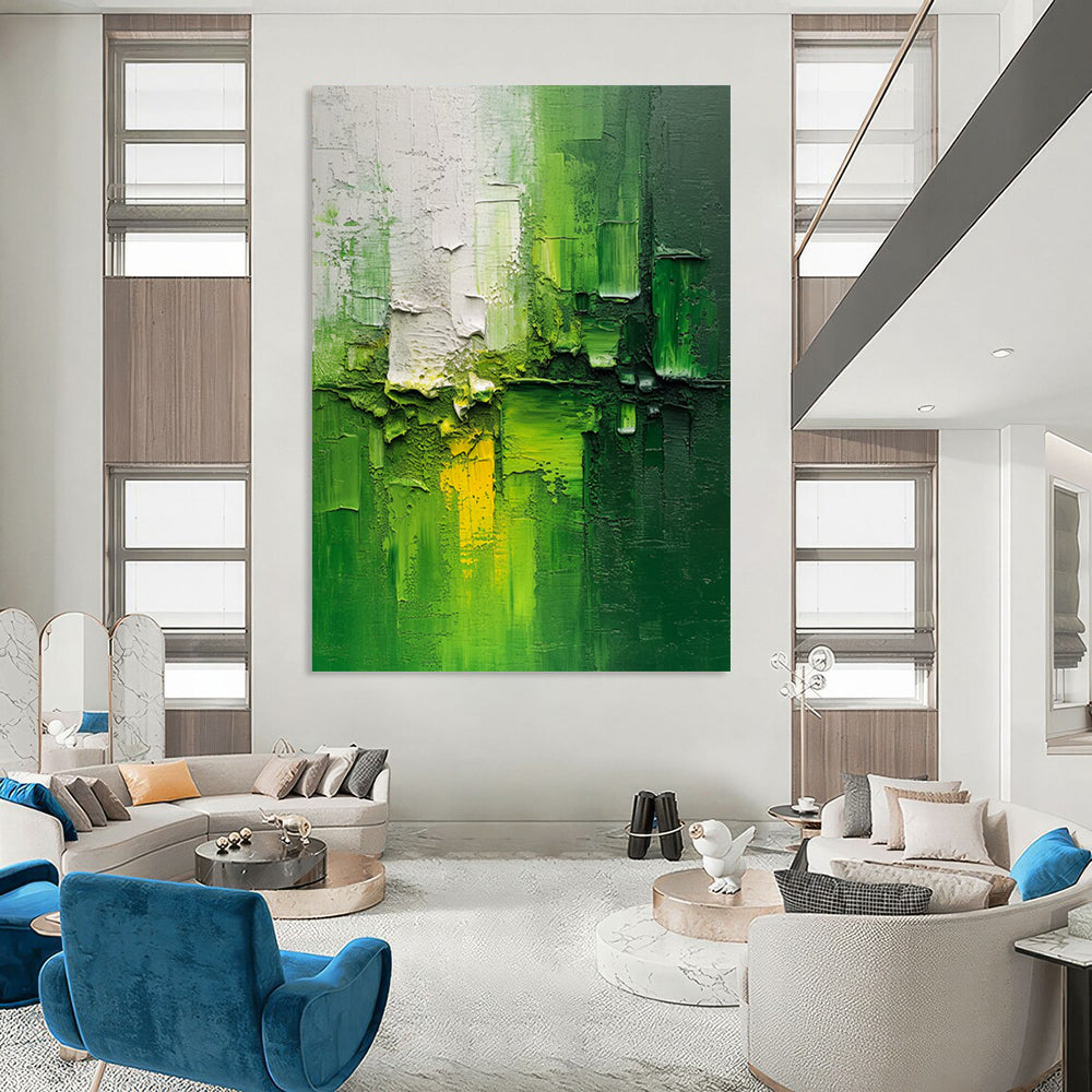 Grand Hand - Painted Custom Abstract Artwork for Dining Room and Entryway DTP003