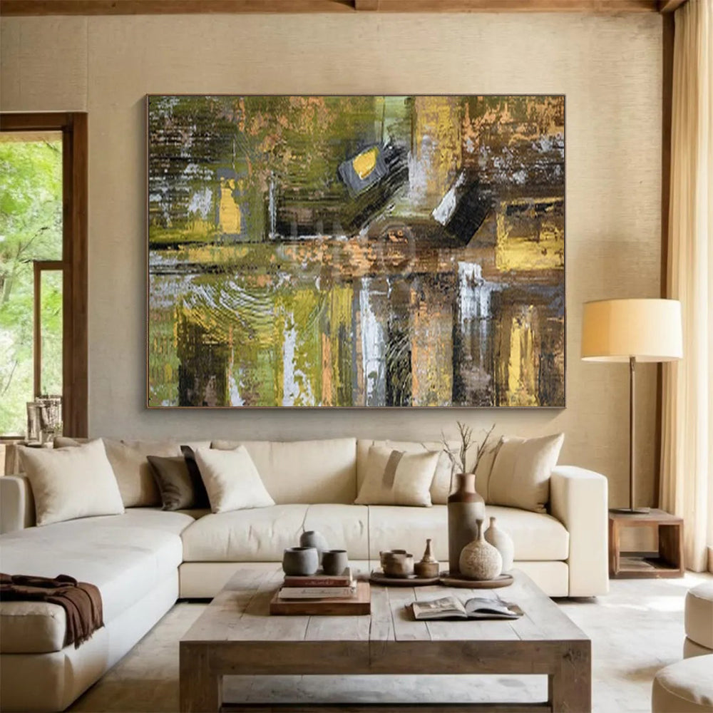 Dramatic Oversized Abstract Canvas for Bedroom & Bar LargeART1605