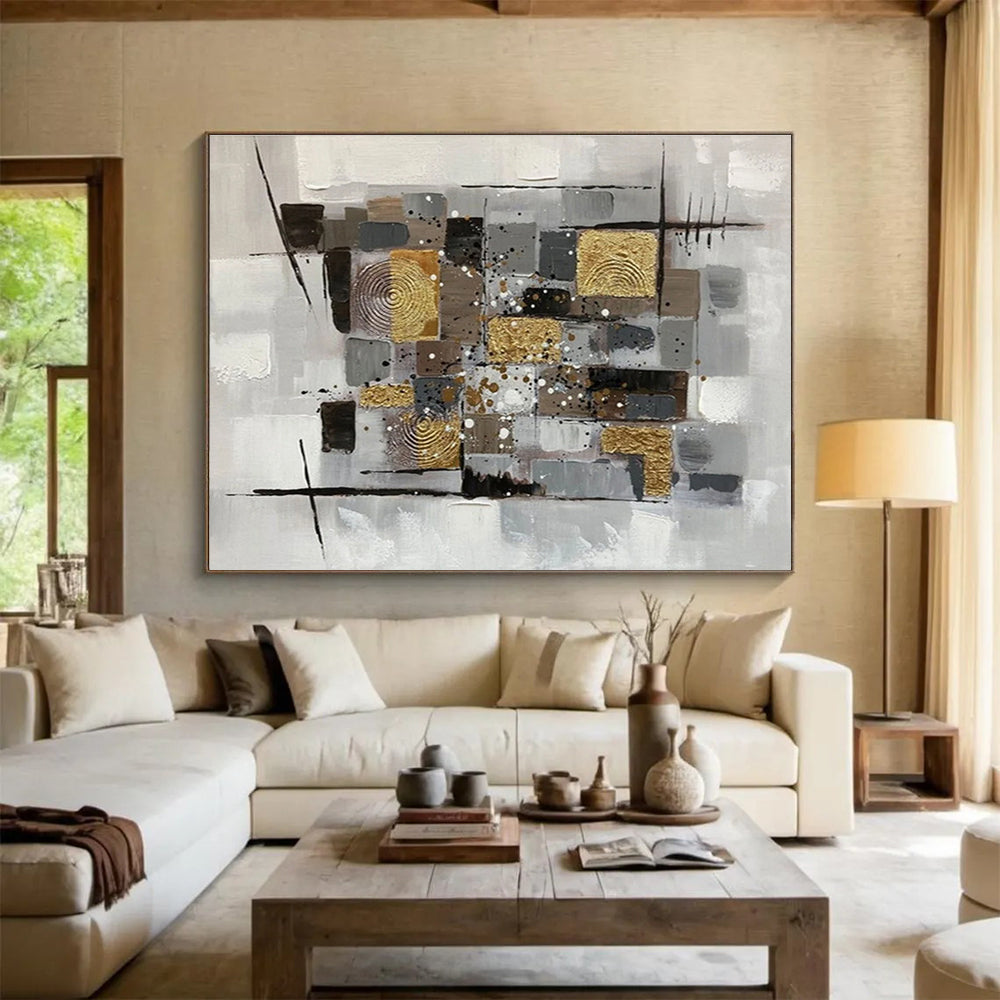 “Graceful Mysteries” Colossal Abstract Wall Art for Bedroom & Hallway DKH353