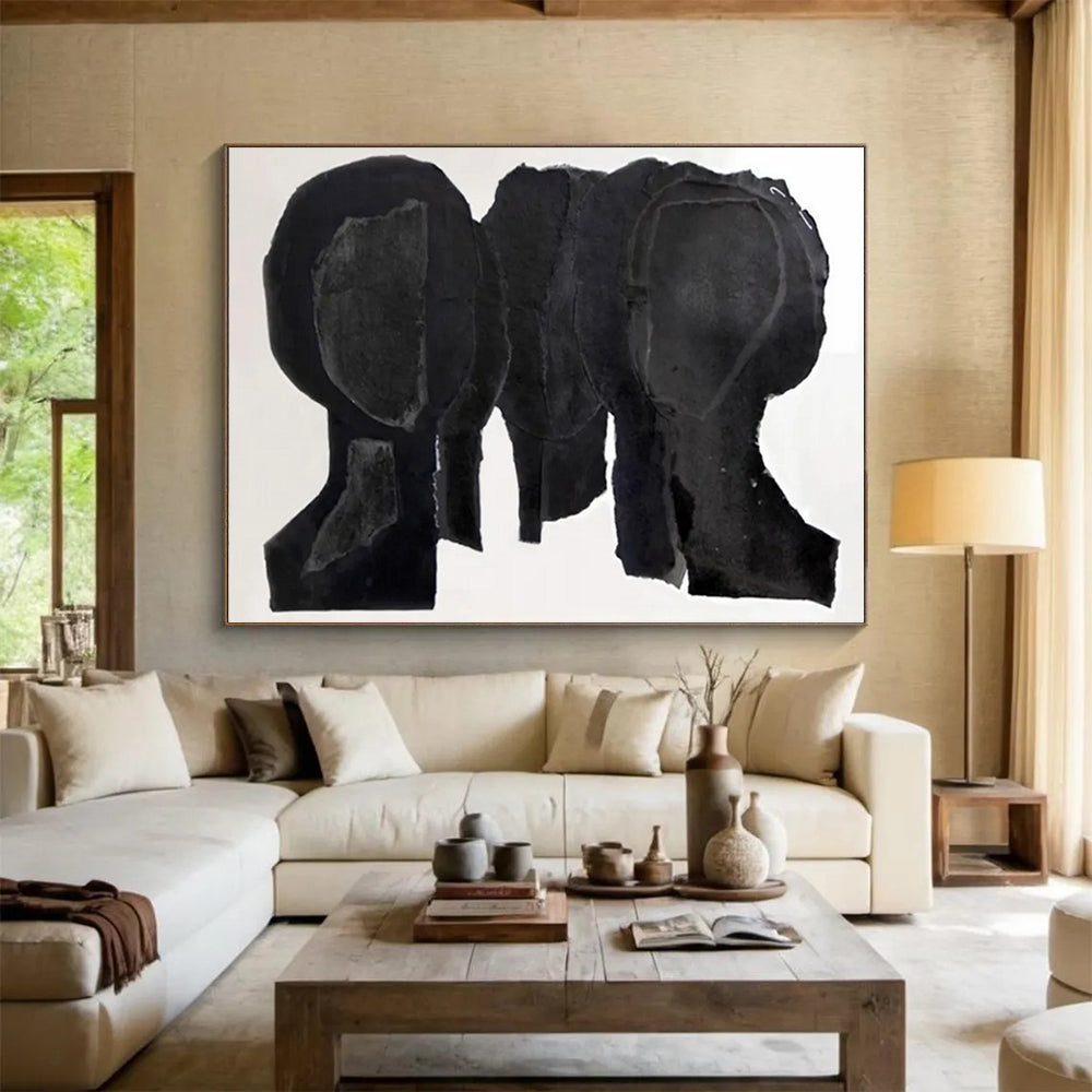 Poised Large Abstract Wall Decor for Hallway & Bar LargeART1780
