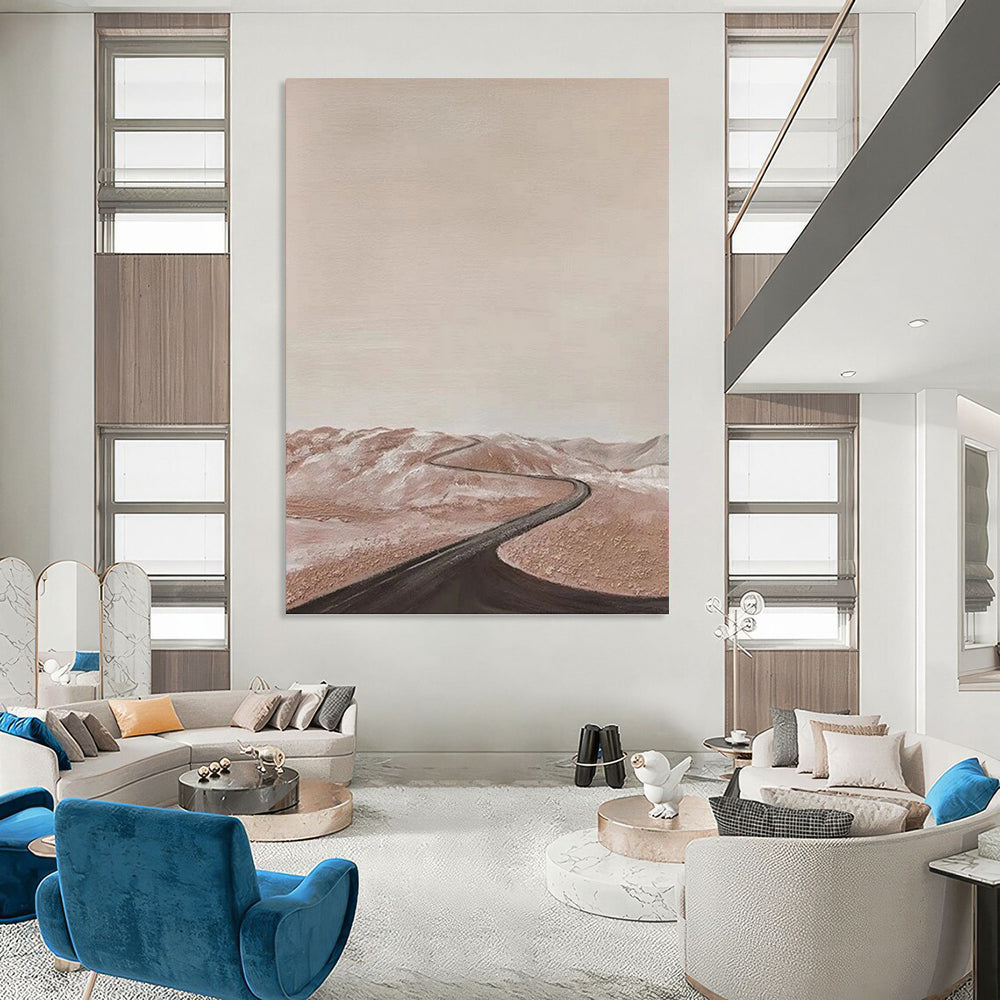 Custom - Designed by Experts: Hand - Painted Textured Canvas Artwork for Living Room & Bedroom DKH1123