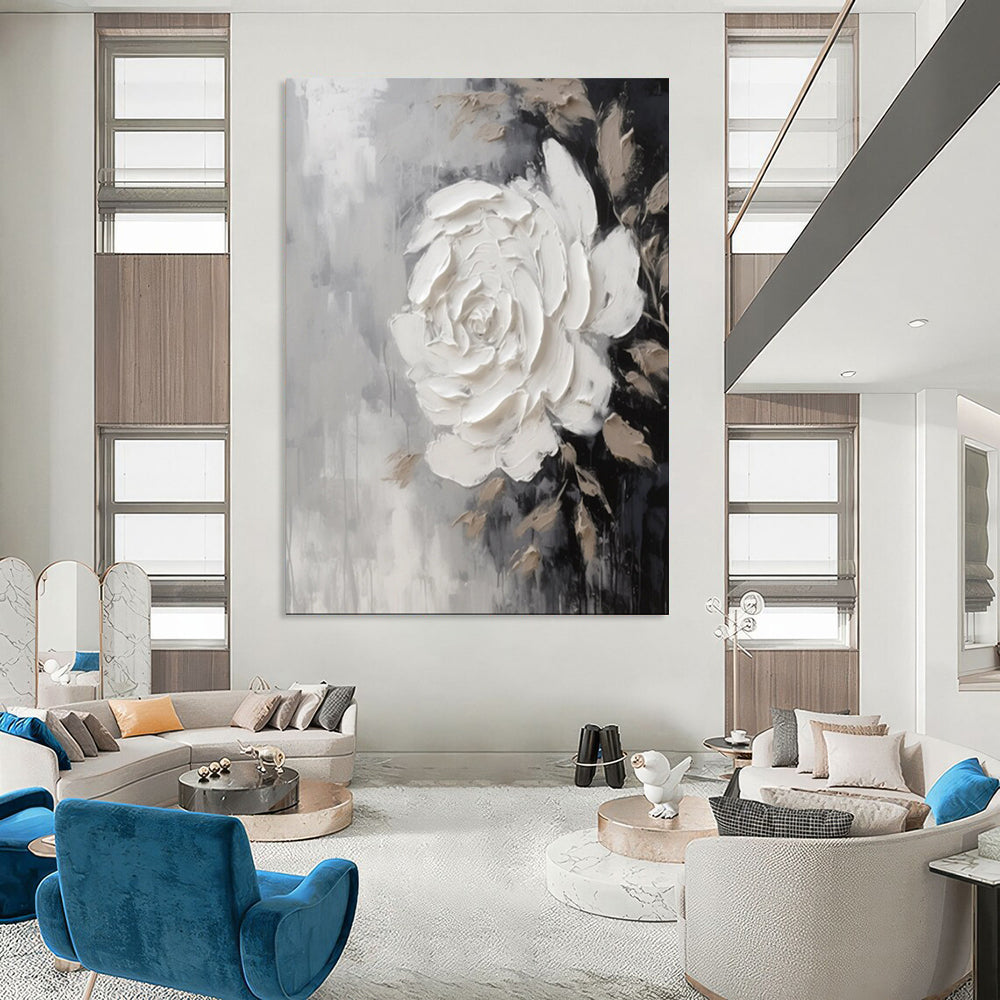 Large-Scale Textured Abstract Wall Art for Bedroom & Spa LargeART2104