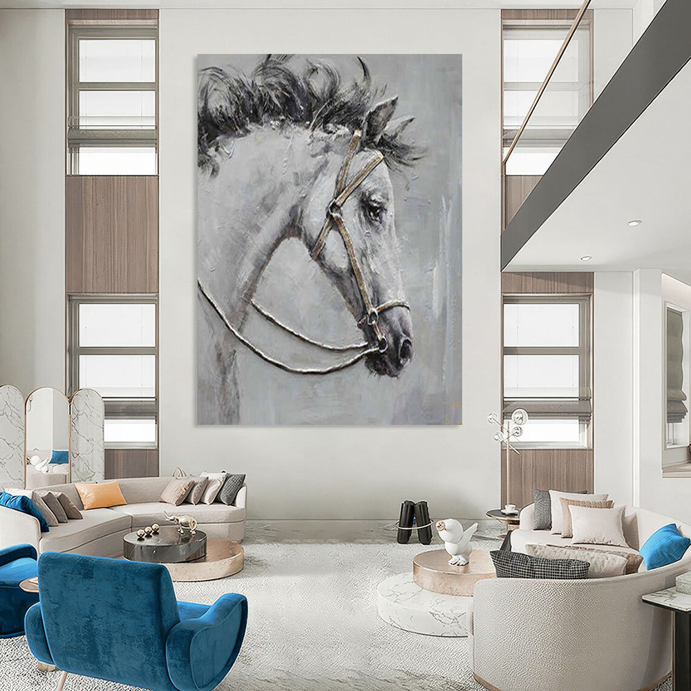 Monumental Hand-Painted Abstract Art for Bedroom & Nursery LargeART2179