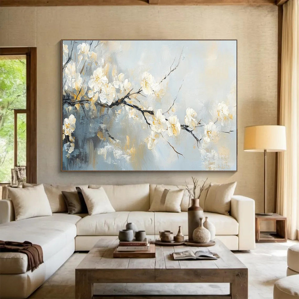 Immense Original Textured Hand - Crafted Abstract Painting for Stylish Interiors DKH805