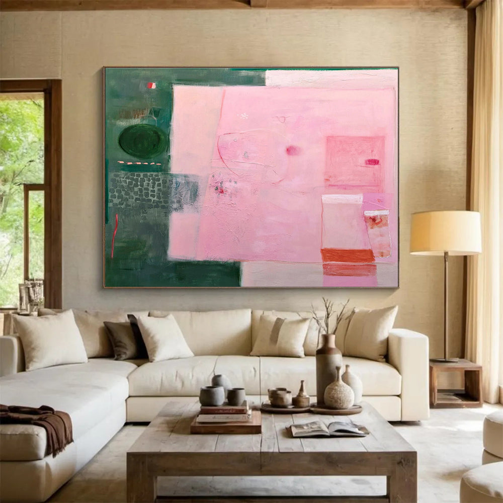 Tailored Large - Scale Painting for Office & Dining Room DKH060