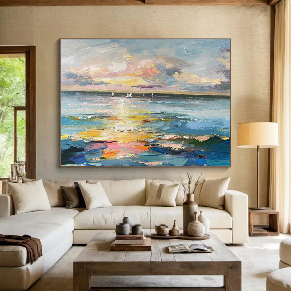 Ethereal Large Abstract Canvas for Living Room & Bedroom LargeART1738