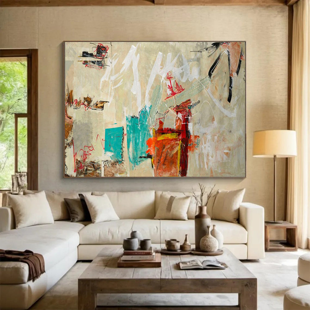 Minimalist Abstract - Modern Living Room or Office Art DLZ238