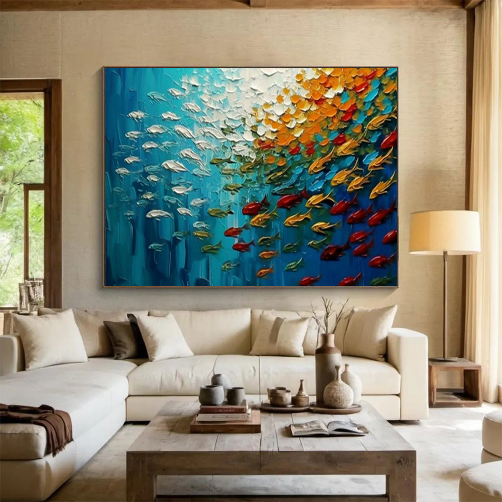 Extraordinary Abstract Painting for Entryway & Hotel LargeART1689