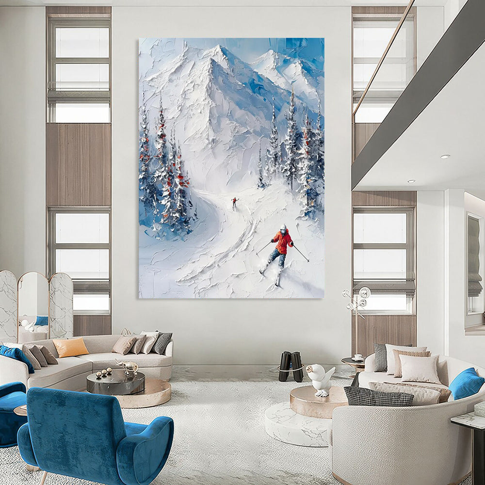 Hand-Painted Large Custom Abstract Creations for Bedroom & Office DTP313
