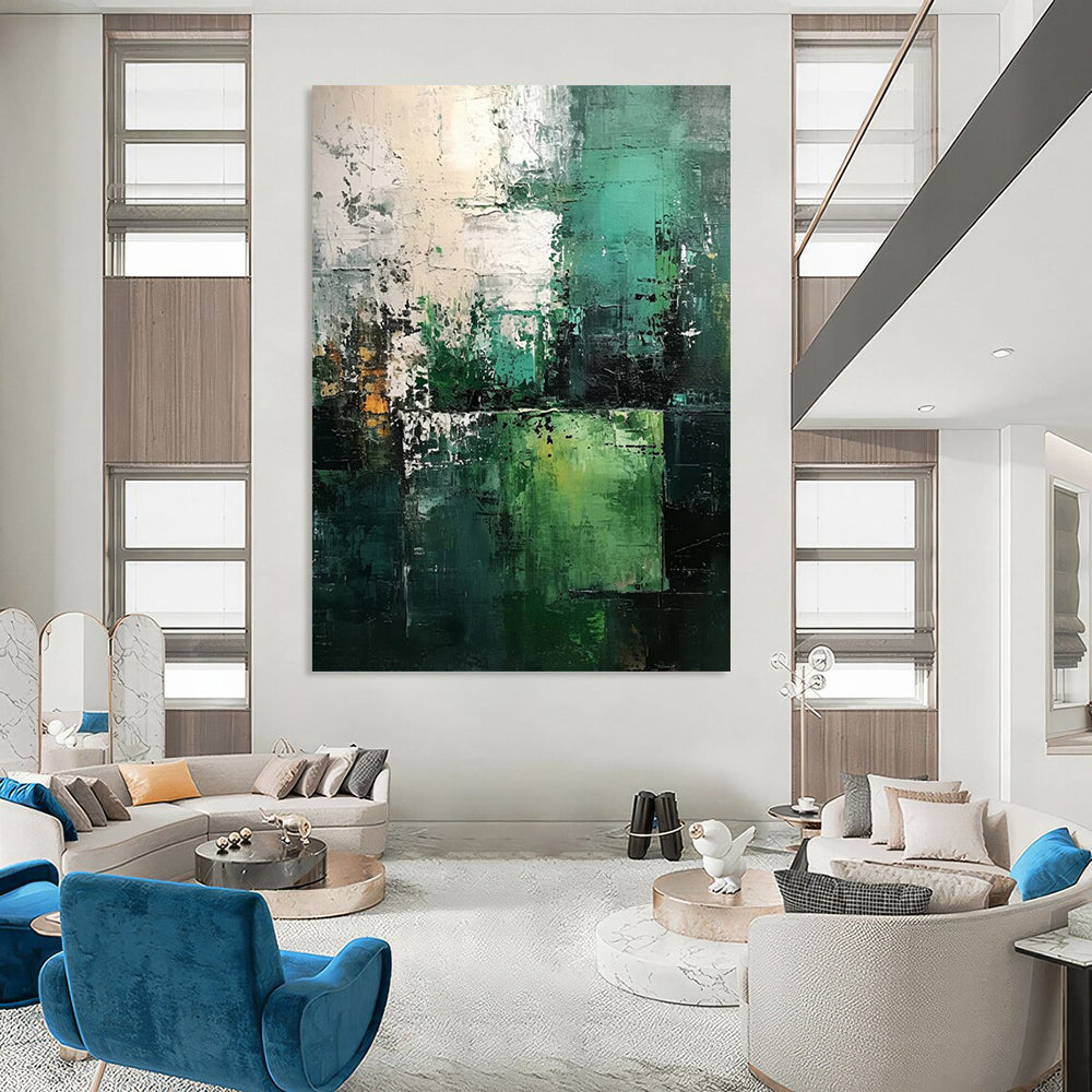 Colossal Hand - Painted Custom Abstract Gem for Living Room and Office DTP005