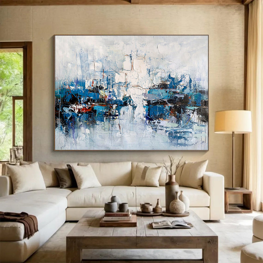 Oversized Abstract Canvas for Living Room & Bar DKH162