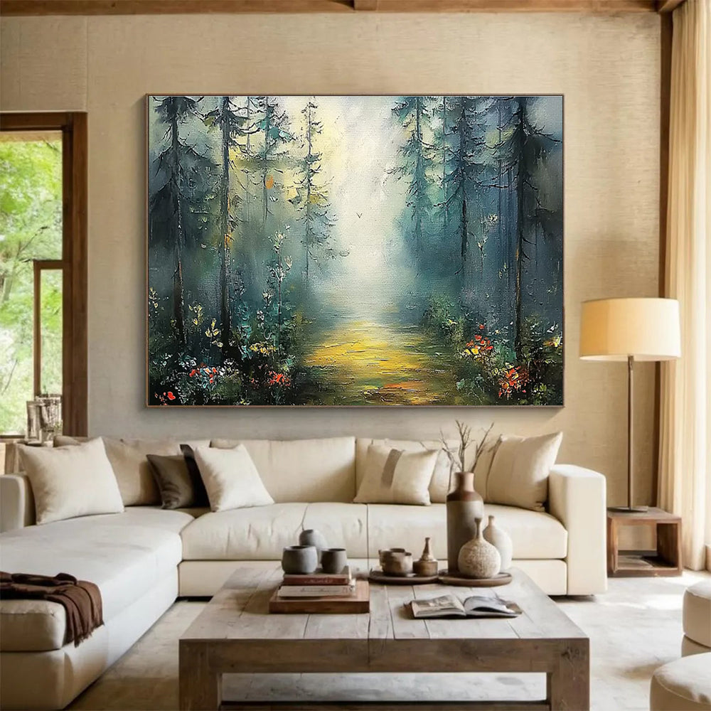 Statement - Making Large Abstract Canvas for Living Room & Office DKH871