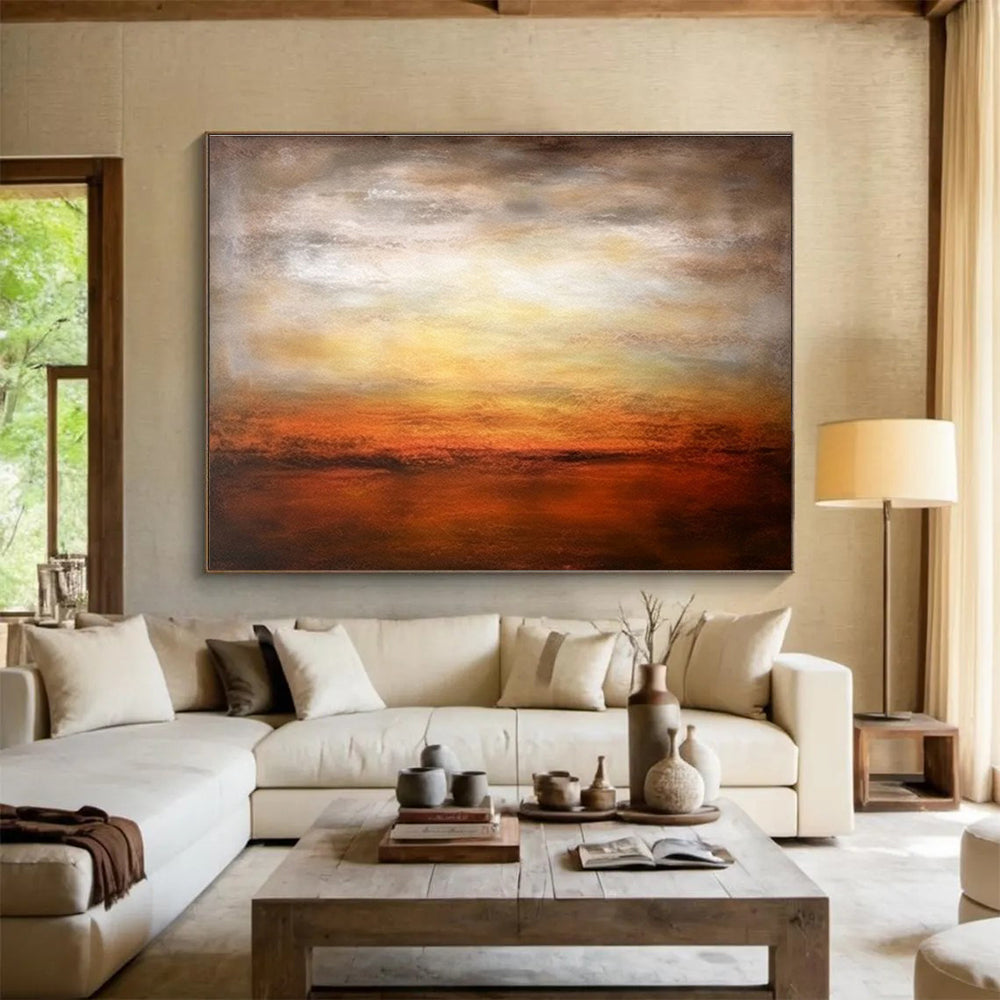 “Mystic Vortex” Vast Abstract Canvas for Bedroom & Office DKH343