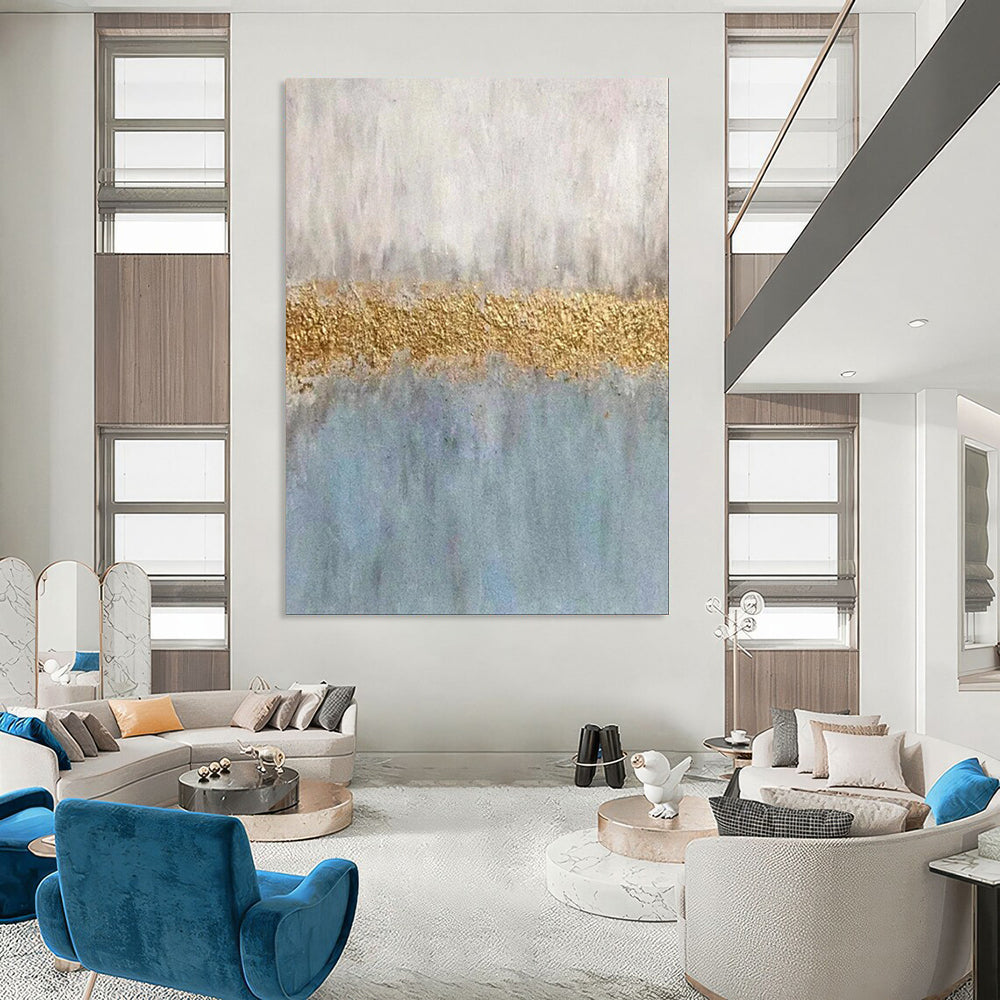 Hand-Painted Personalized Abstract Painting for Living Room & Hallway LargeART1885