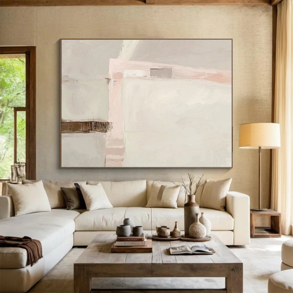 Large - Sized Abstract Canvas for Bedroom & Dining Room DKH432
