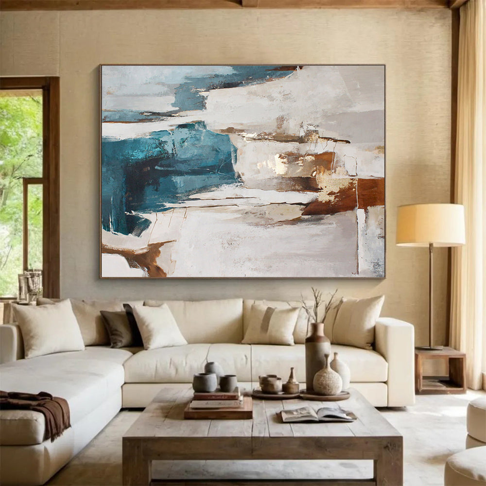 Enormous Textured Abstract Painting for Bedroom & Hallway DKH520
