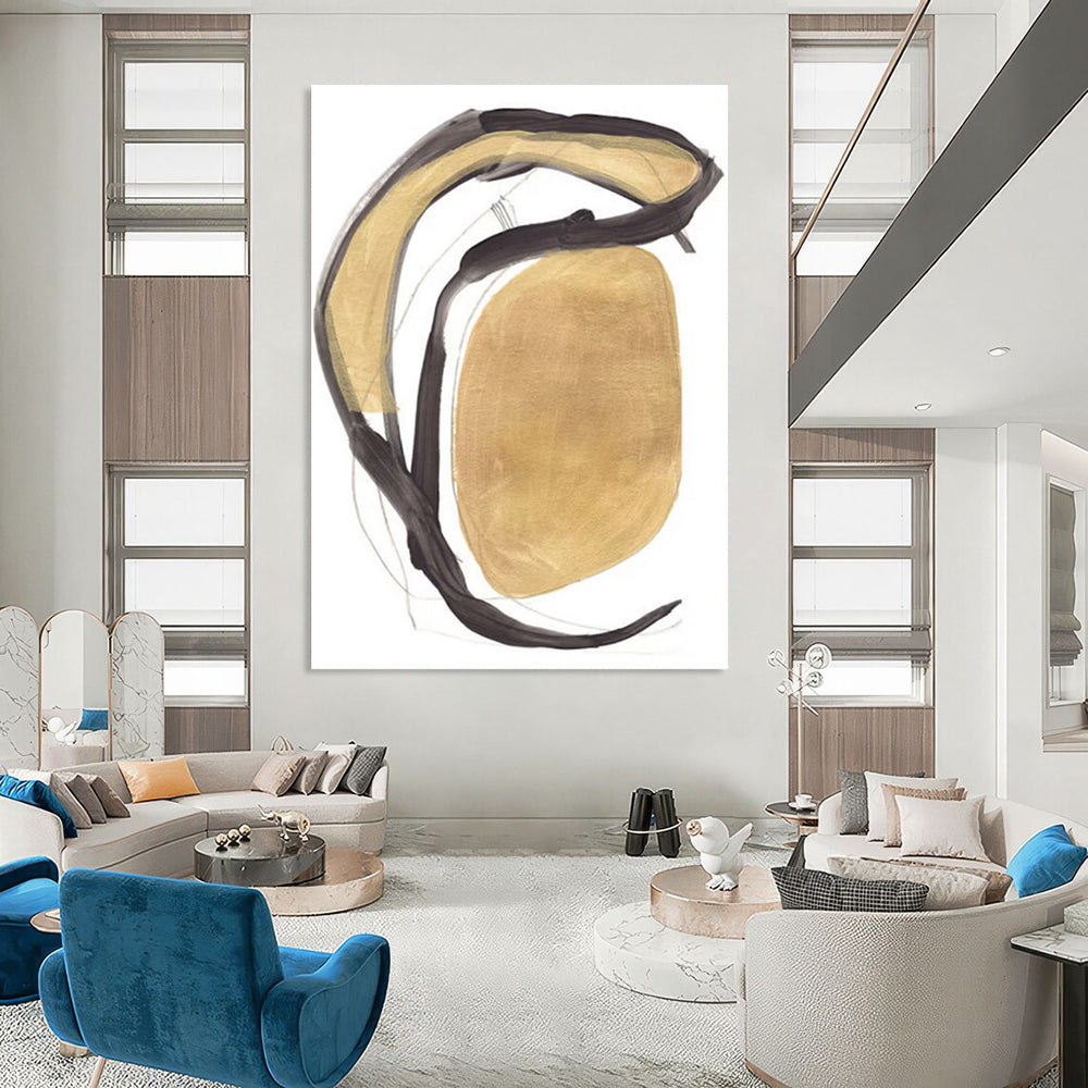 Handmade Large Abstract Paintings: Textured Wonders for Hallway & Entryway DTP223