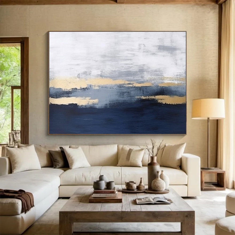 Vast Hand - Painted Textured Abstract Canvas for Lasting Impressions DKH786