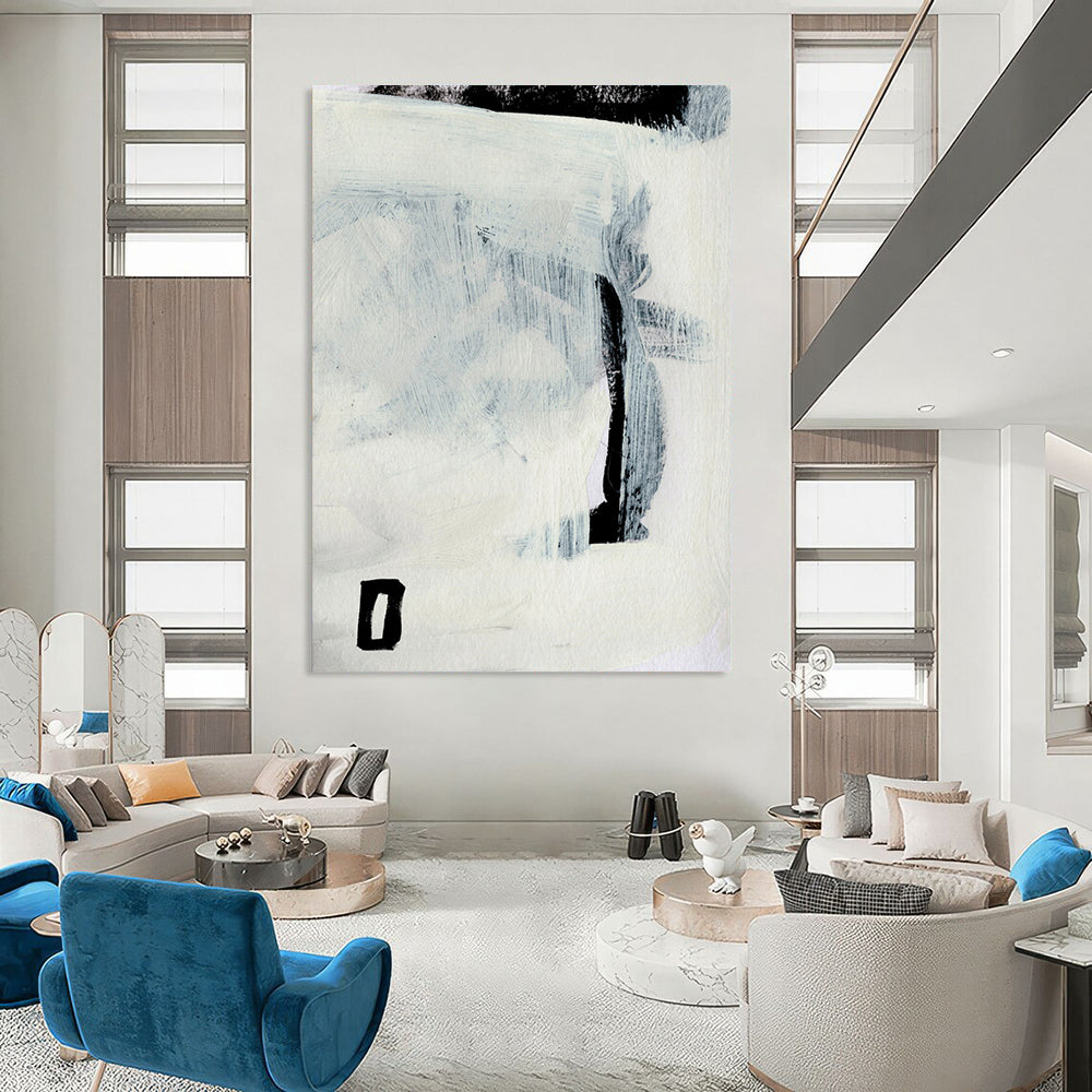 Large Custom Abstract Art: Hand-Painted Textures for a Distinctive Look DTP204