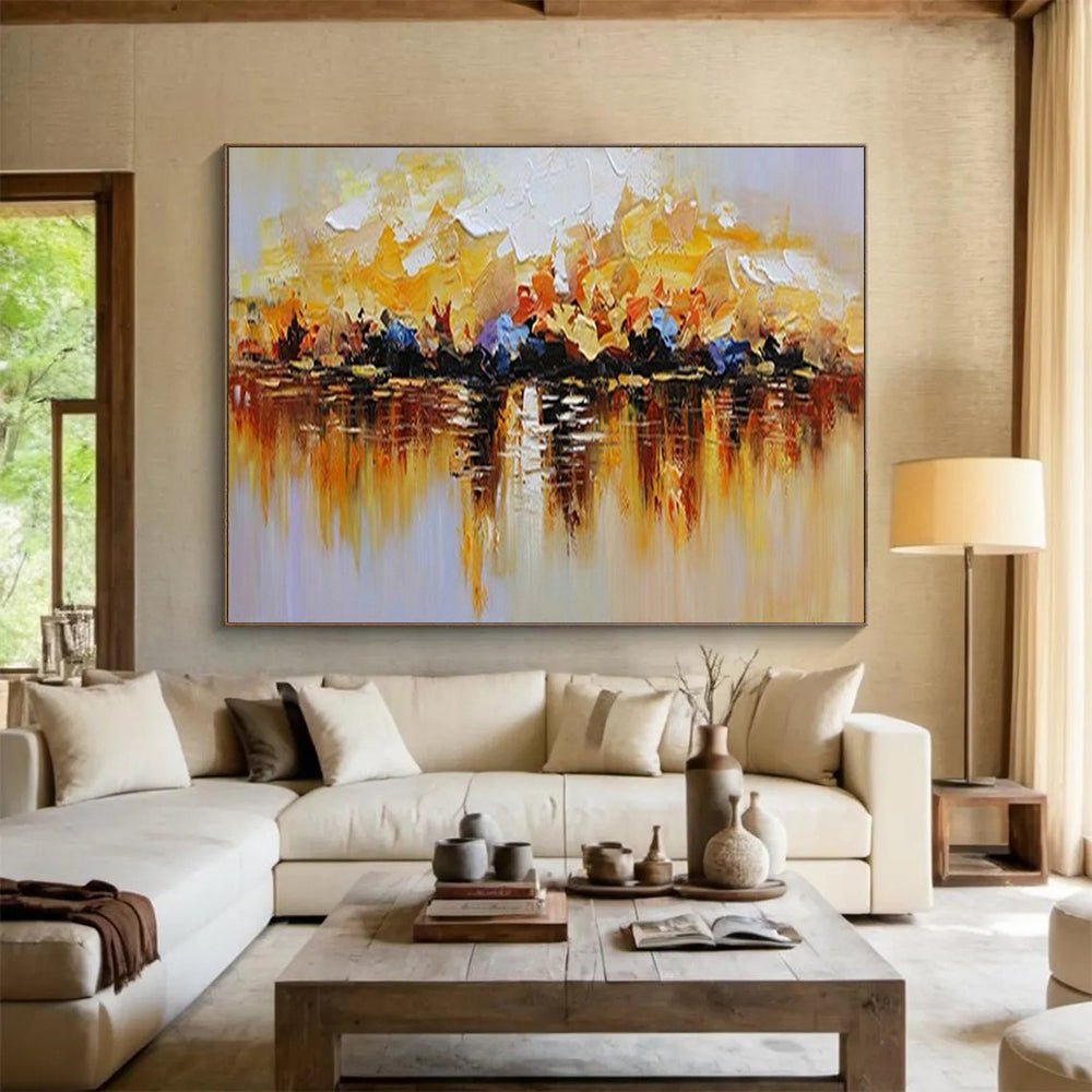 Giant Abstract Mural for Living Room & Office LargeART1559