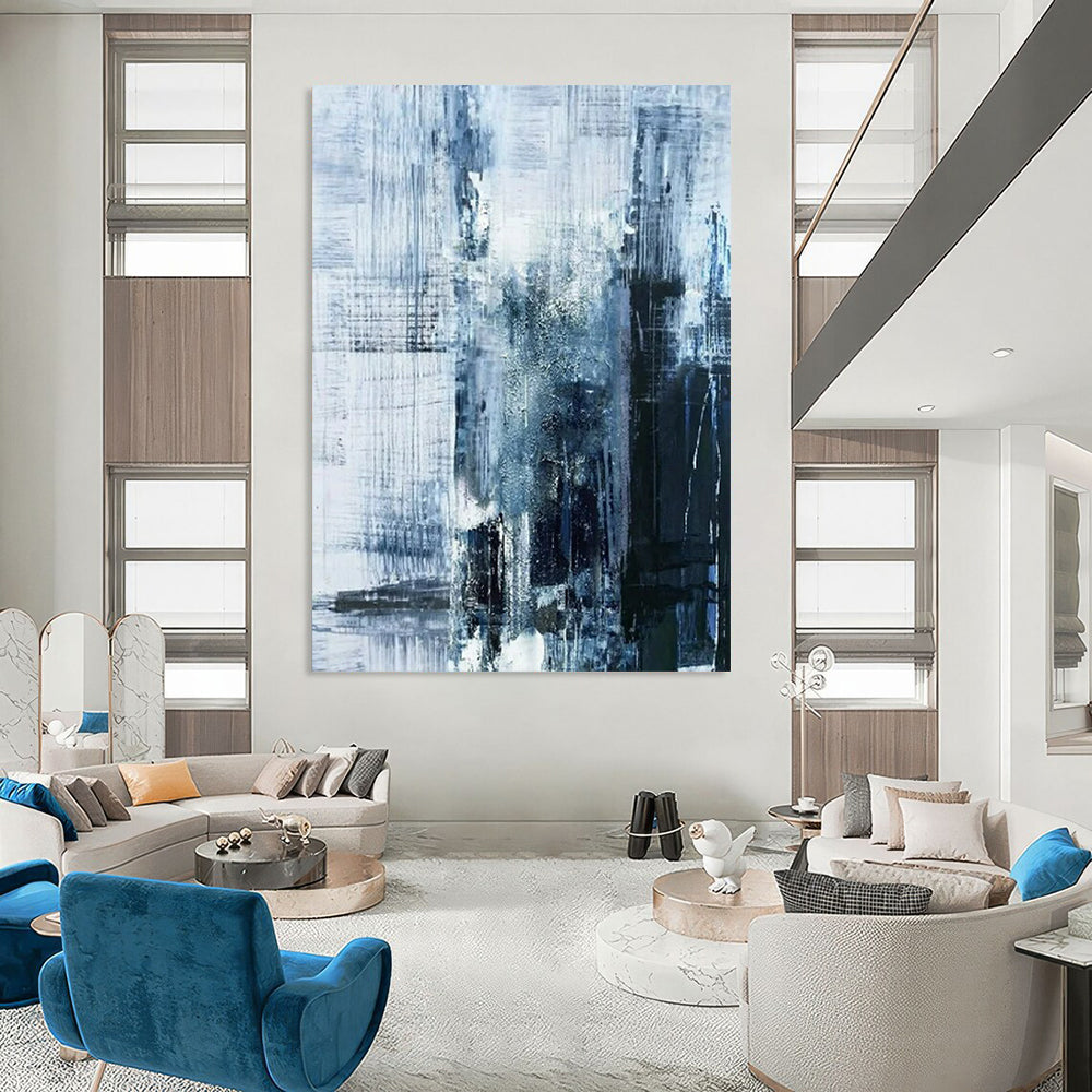 Enormous-Sized Hand-Painted Abstract Installations for Bar & Hotel LargeART2343