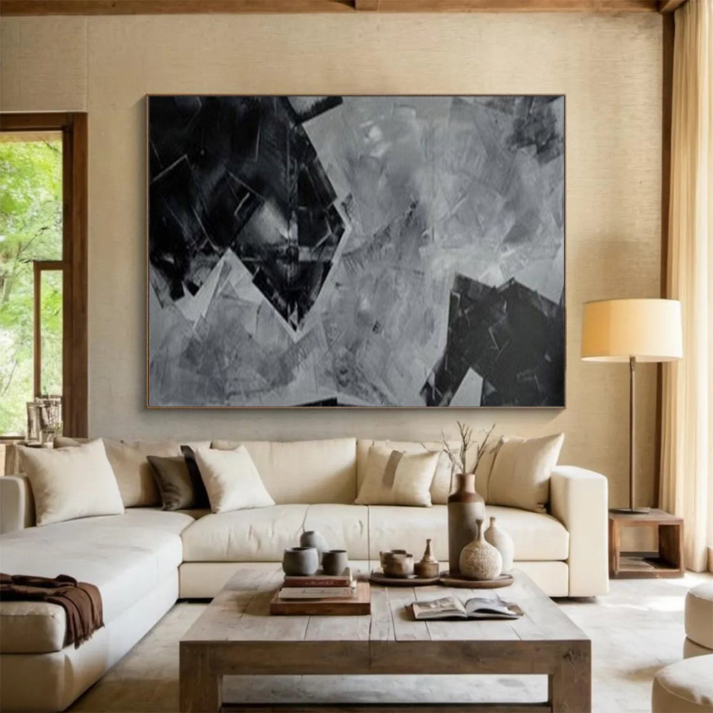 Impressive Monumental Abstract Wall Mural for Bar & Hotel LargeART1732