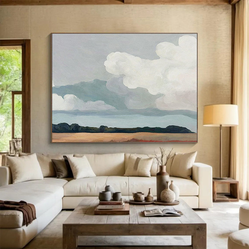 Enormous Original Textured Hand - Rendered Abstract Wall Art for Dramatic Interiors DKH793