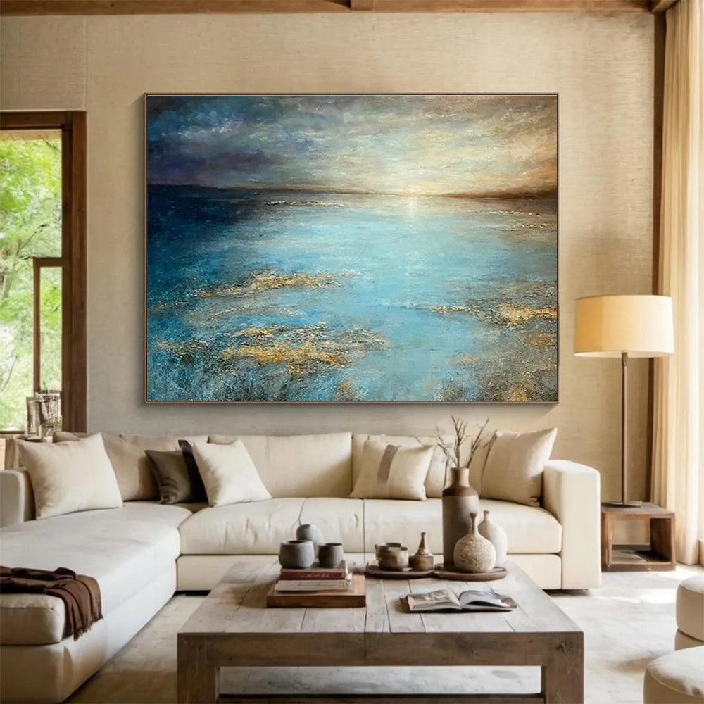 Massive Hand - Crafted Textured Abstract Canvas for Artistic Accents DKH771