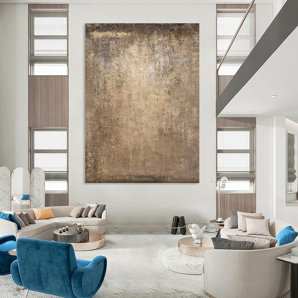 Gigantic Hand - Painted Textured Abstract Mural for Restaurant & Café DKH1208