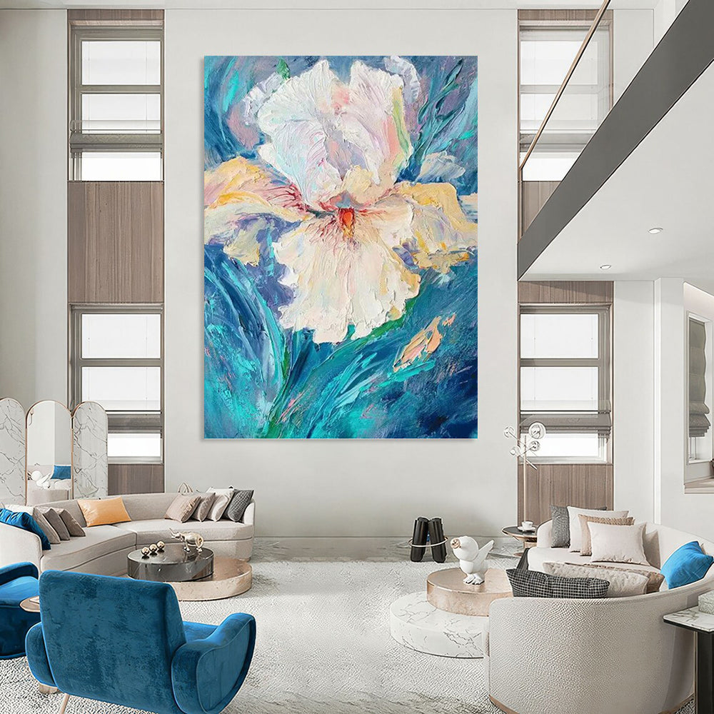 Mysterious Textured Abstract Painting for Office & Dining Room DKH0942
