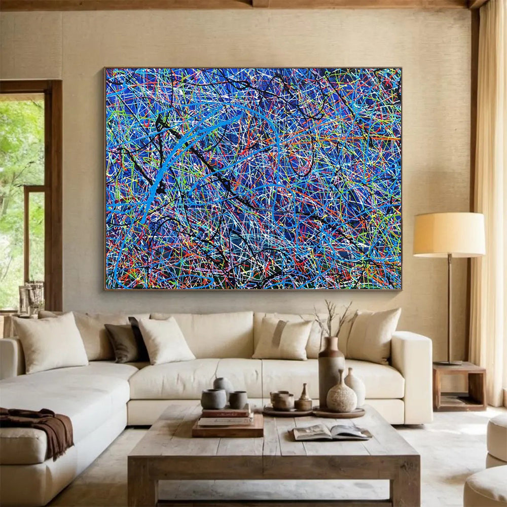 Captivating Vast - Scale Abstract Mural for Office & Living Room LargeART1726