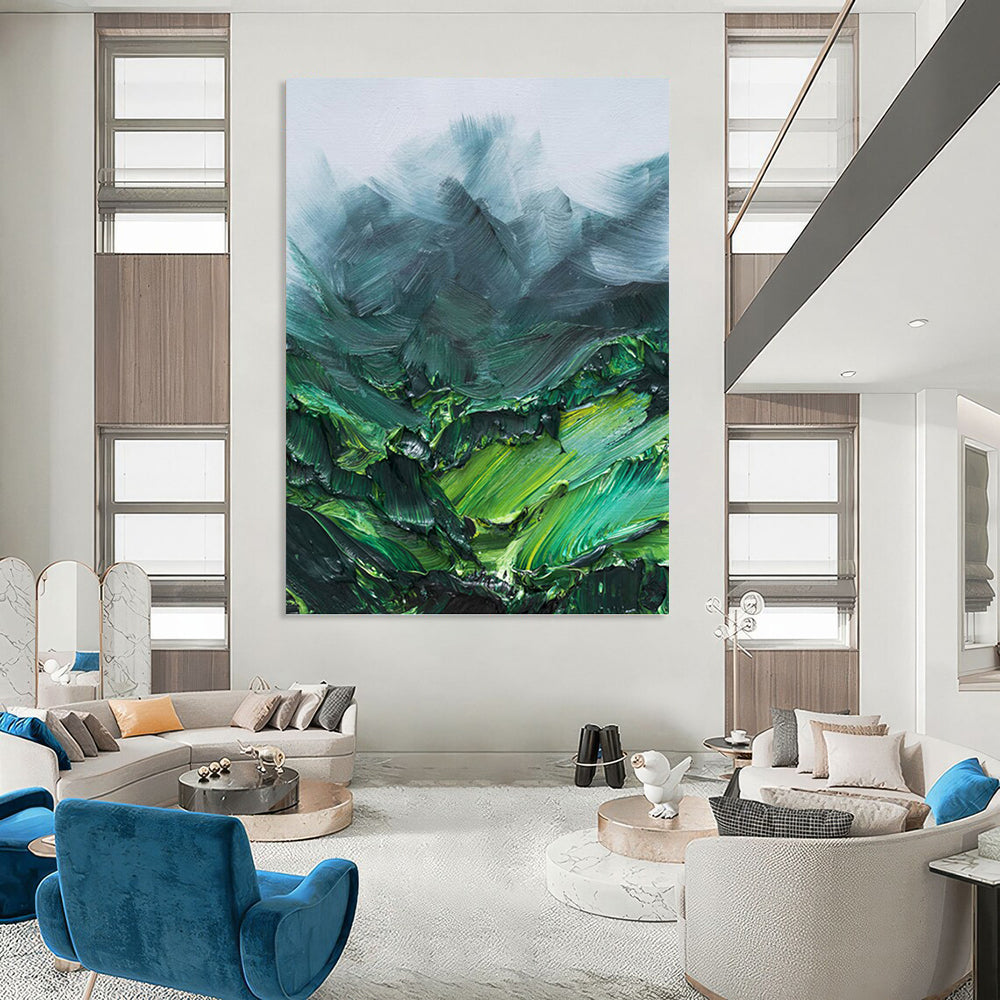Glamorous Textured Abstract Canvas for Bar & Hotel Lobby DKH0944