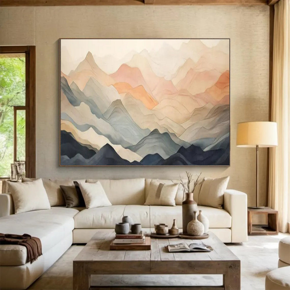 Elegant Large Abstract Wall Decor for Hallway & Bar LargeART1696